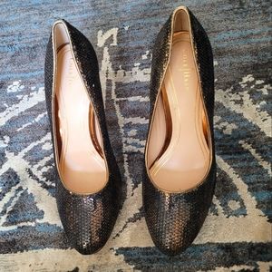 Cole Haan sequins heels NEVER WORN